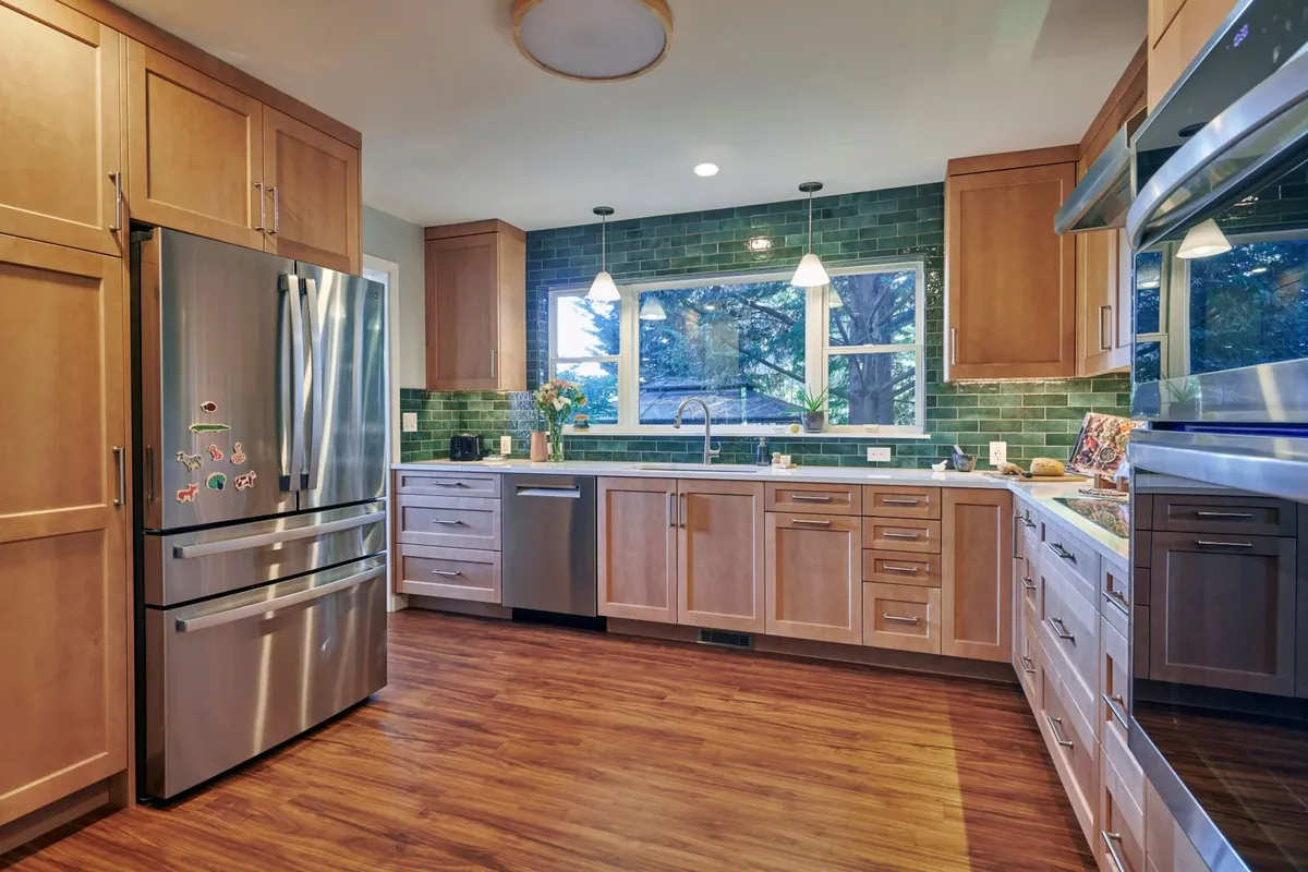 Green Lake kitchen addition after