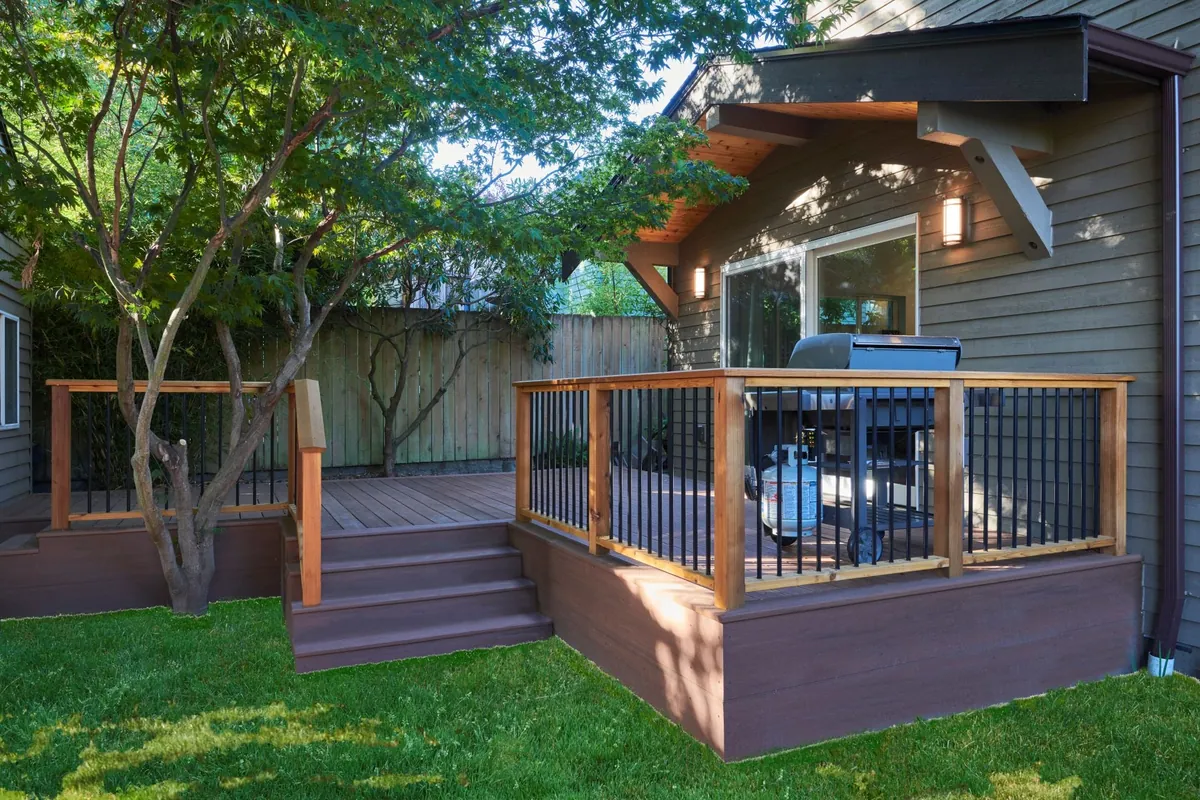 Green Lake kitchen addition after preparation view 20