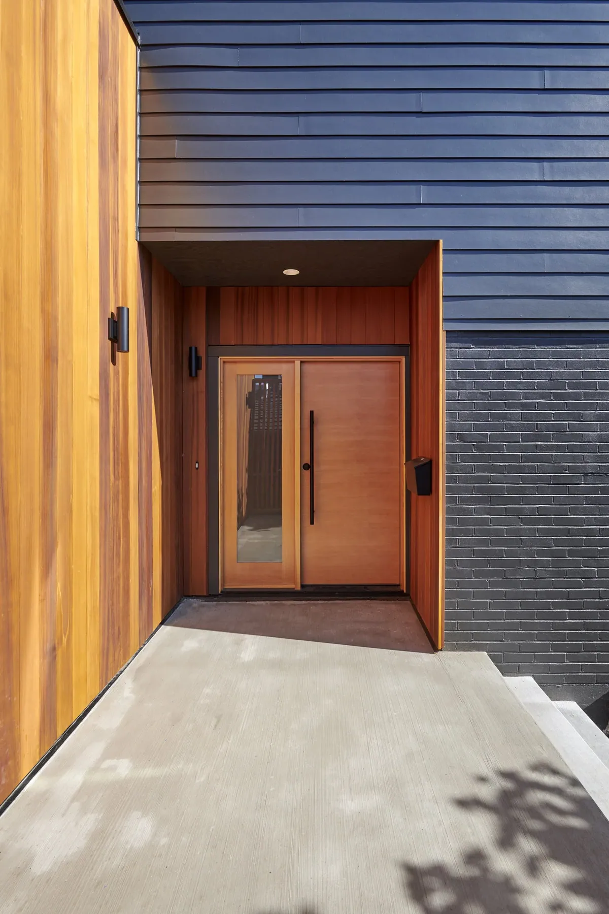 Magnolia second-story addition after preparation view 45