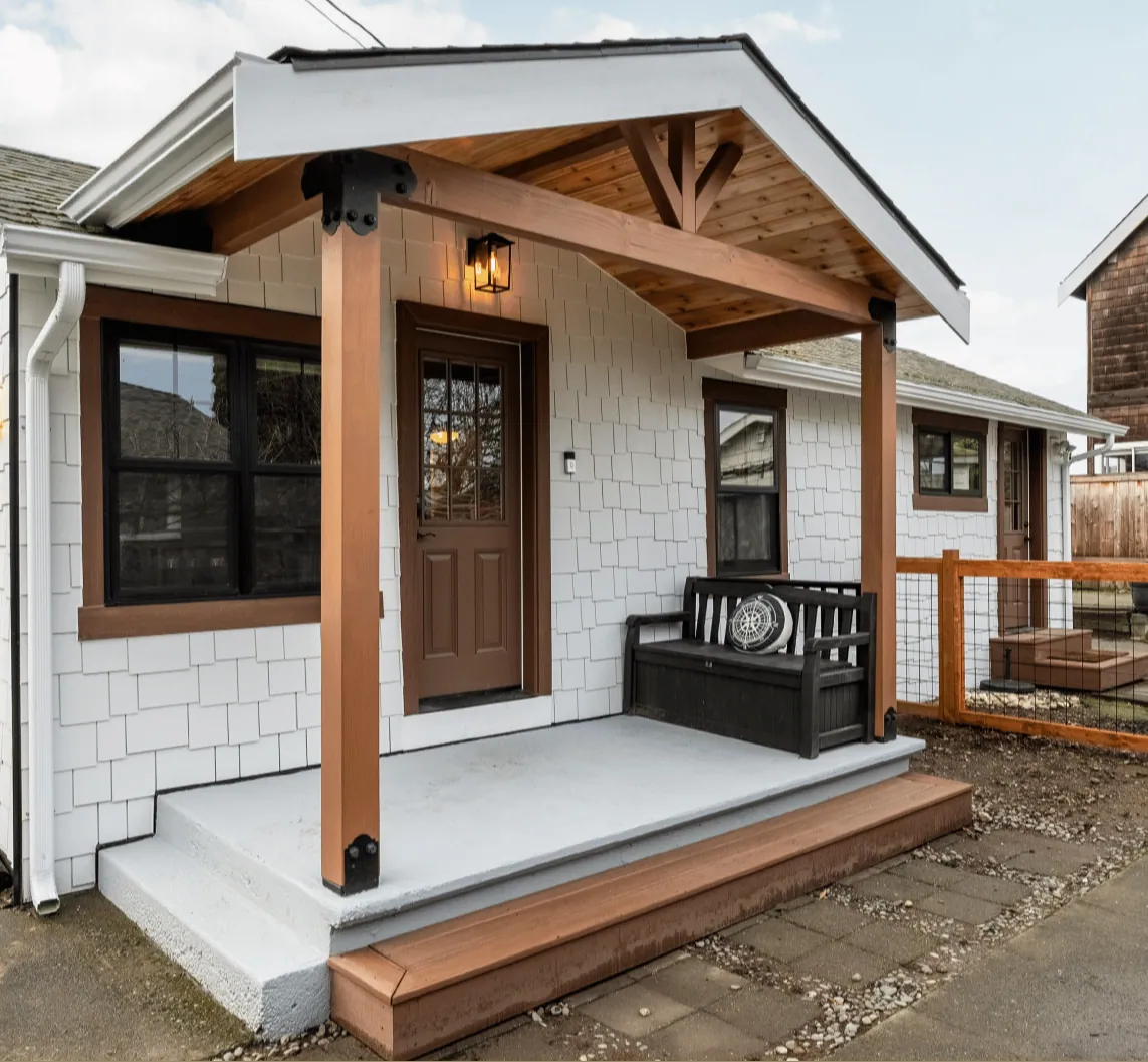 Repairing and preserving a 1912 cottage after preparation view 2