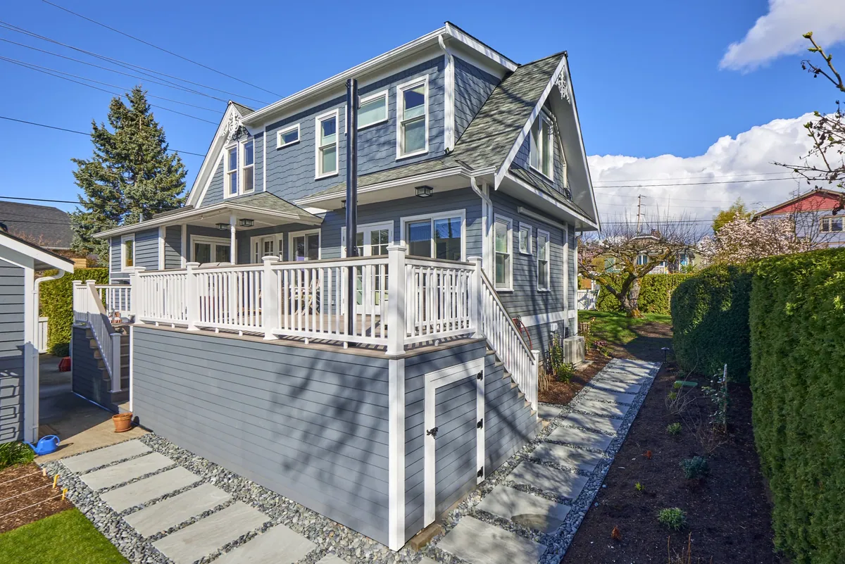 Whittier Heights three-story addition after preparation view 3