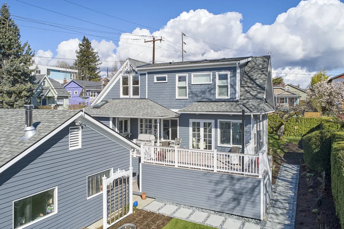 Whittier Heights three-story addition after preparation view 6