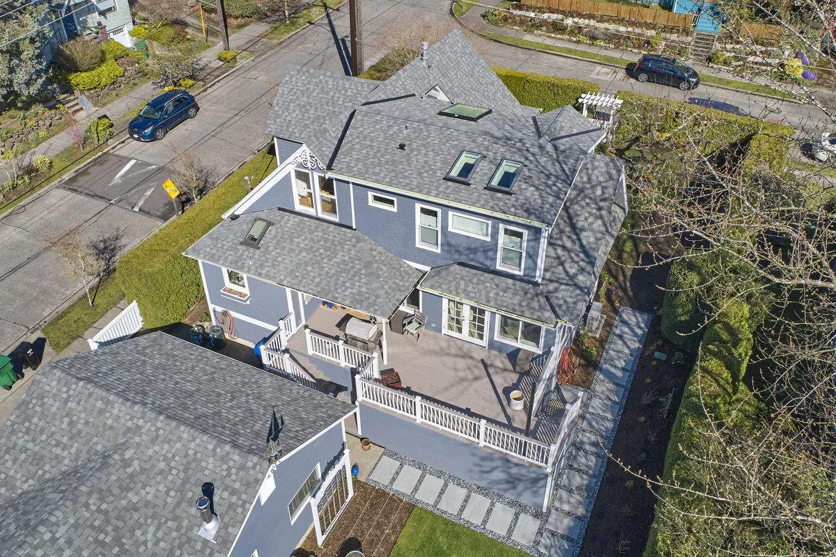 Whittier Heights three-story addition after preparation view 7