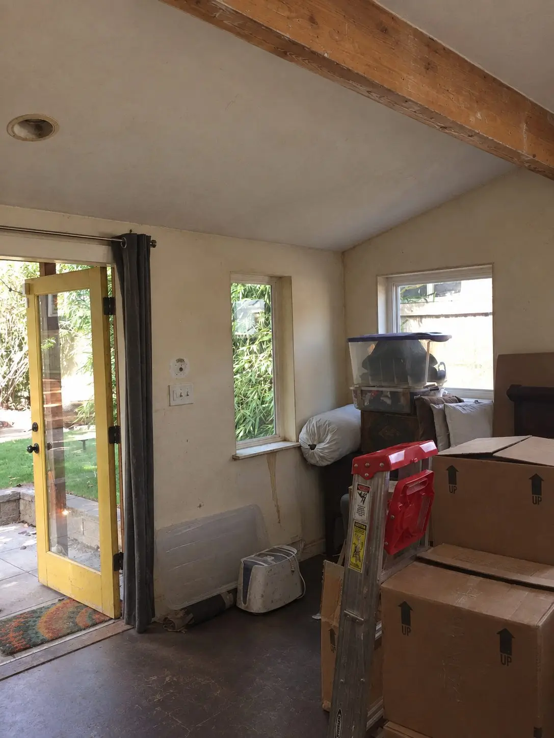 French doors before